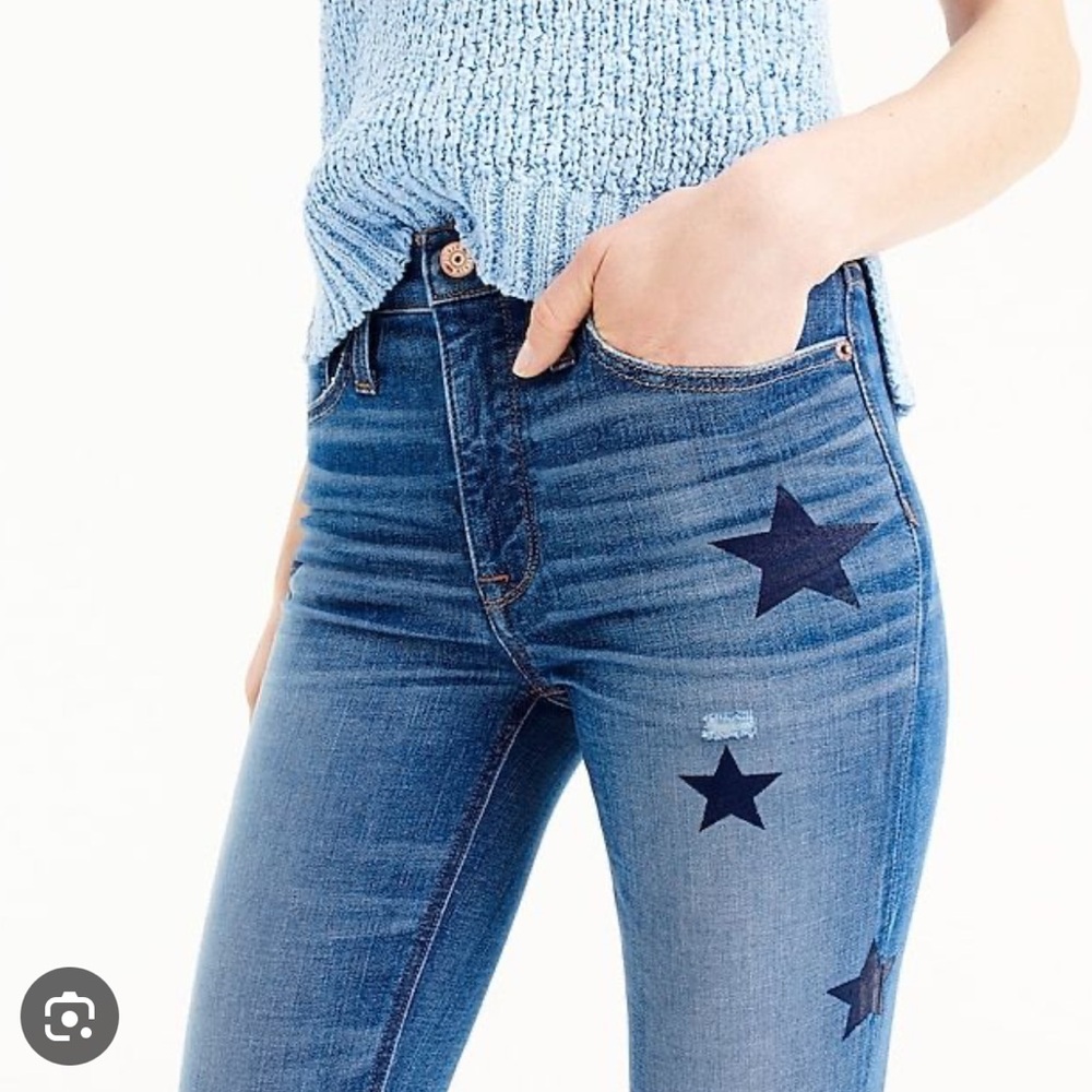J.Crew Billie Denim Crop Jeans Size 28